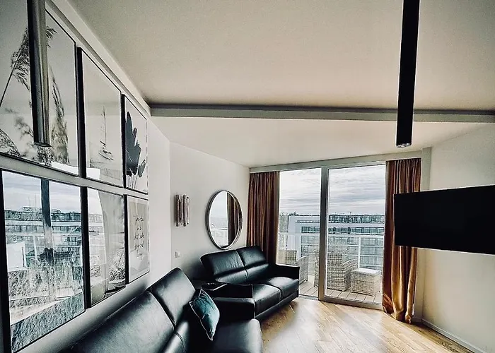 Prywatny Z Widokiem Na Morze Seaside Park Apartment Kolberg