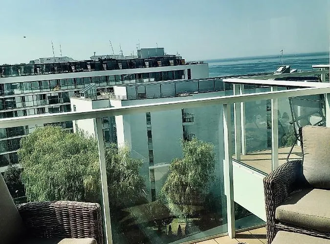 Prywatny Z Widokiem Na Morze Seaside Park Apartment